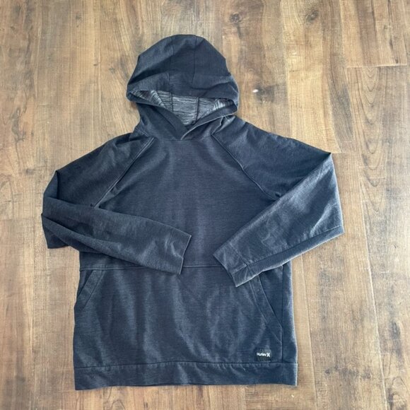 Hurley x Nike Dri-FIT Black Hoodie Sweatshirt Women’s Small Lightweight Pullover - Picture 1 of 8